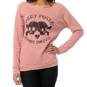 OBEY Fiends Forever Pullover Crewneck Sweater